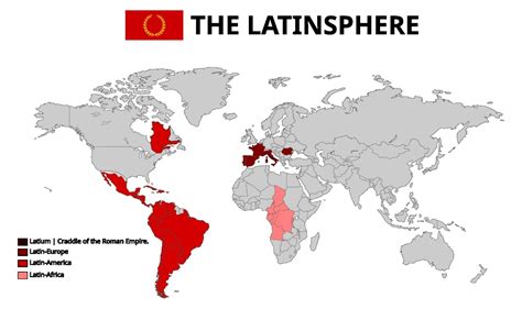 Latin Regions Of The World Maps On The Web