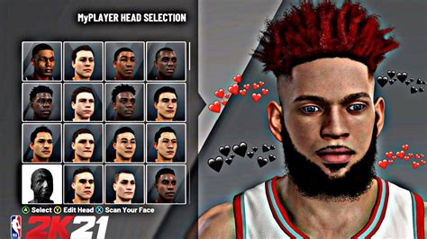 New Best Face Creation In Nba 2k21 Red Hair Demon Returns In A New