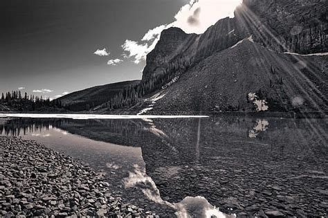 Moraine Lake Black And White 2 By Stuart Litoff Black And White