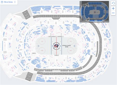 Columbus Blue Jackets Nationwide Arena Seating Chart Elcho Table