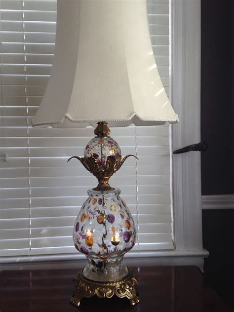 Pair Of Unusual Double Glass Globe Table Lamps Collectors Weekly