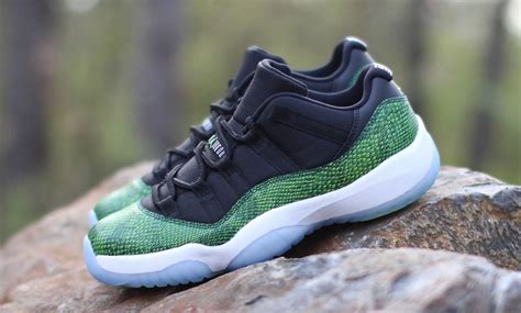 Releasing Air Jordan 11 Retro Low Green Snake Nightshade Jordan