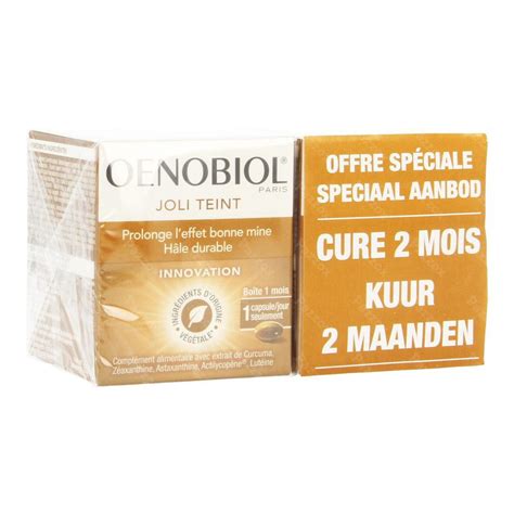 Oenobiol Cure Joli Teint Caps 2x30 Pazzox Pharmacie En Ligne