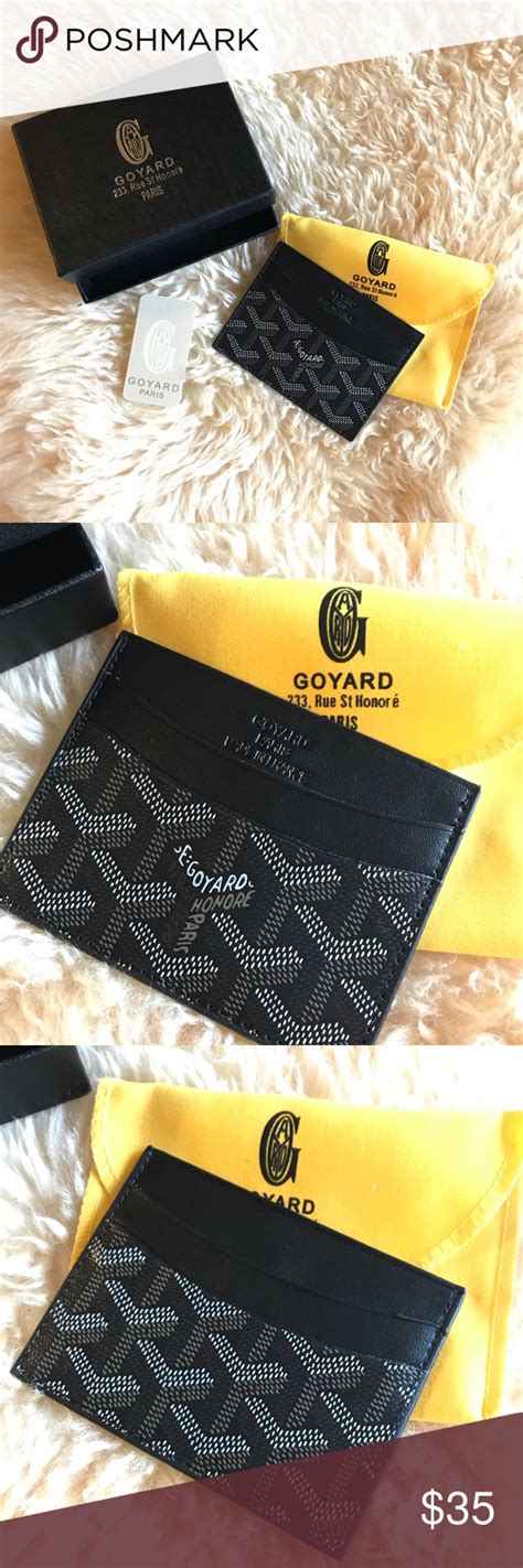 Check spelling or type a new query. Black Goyard Card Holder NWT | Goyard card holder, Goyard, Card holder