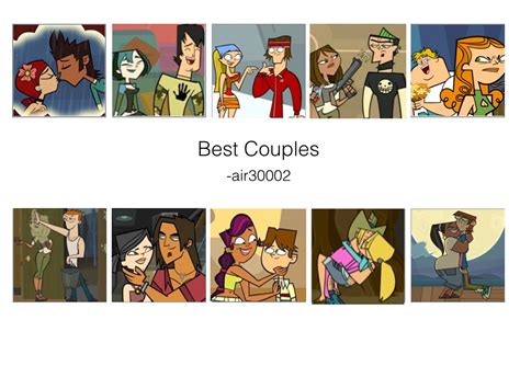Total Drama Best Couples By Air30002 By Air30002 On Deviantart