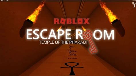 Roblox Escape Room Temple Of The Pharoh Youtube