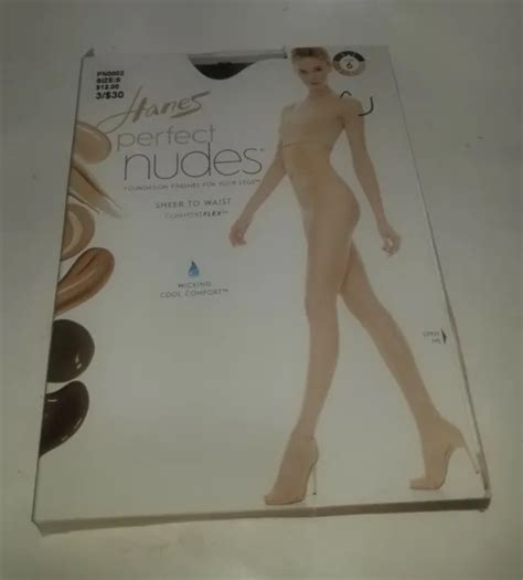 Hanes Perfect Nudes Sheer To Waist Pantyhose Nude Tan Size Small