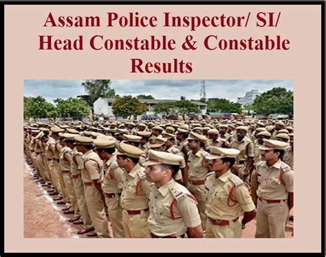 Assam Police Inspector Si Head Constable Constable Results