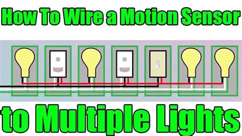 How To Wire A Motion Sensor To Multiple Lights In 5 Steps