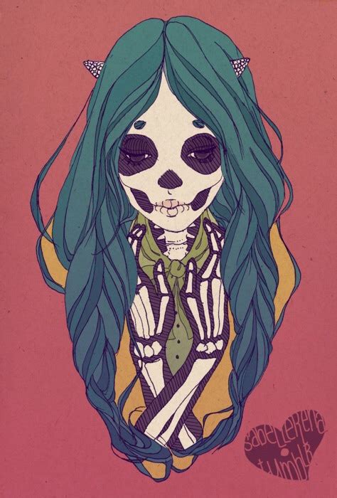 Skeleton Girl Drawing At Getdrawings Free Download