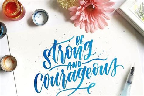 Watercolour Brush Lettering Calligraphy Classes In Singapore