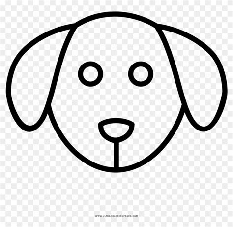Download Dog Face Coloring Page Cara De Perro Para Pintar Clipart Png
