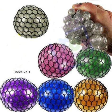 Buy Our Best Brand Online CmSquishy Mesh Sensory Stress Reliever Ball Toys Autism Squeeze