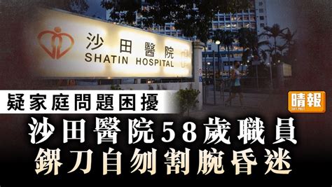 珍惜生命｜疑家庭問題困擾 沙田醫院58歲職員鎅刀自刎割腕昏迷 晴報 健康 生活健康 D230905