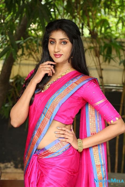 Hyderabad Model Sravani Yadav Hot Photos In Pink Saree Nirjonmela Desi Forum