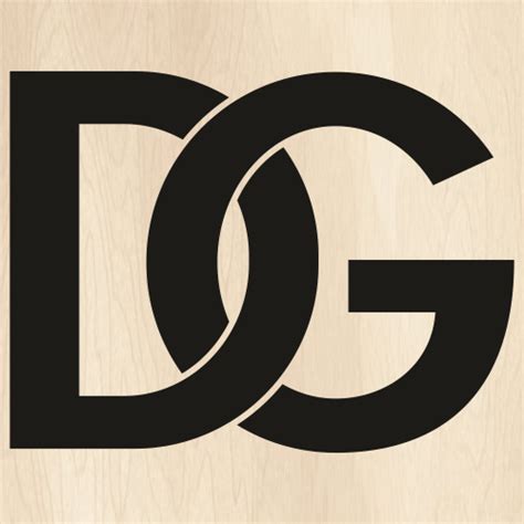 Dg Dolce And Gabbana Black Svg Dg Brand Logo Png