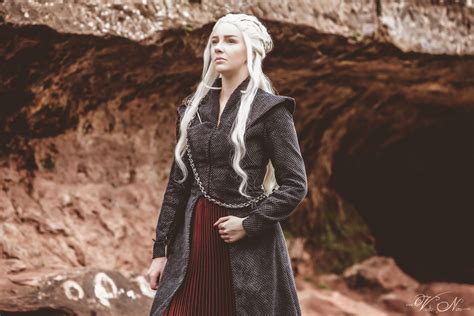 Daenerys Targaryen Season 7 Game Of Thrones Dragonstone Costume Gown Dress