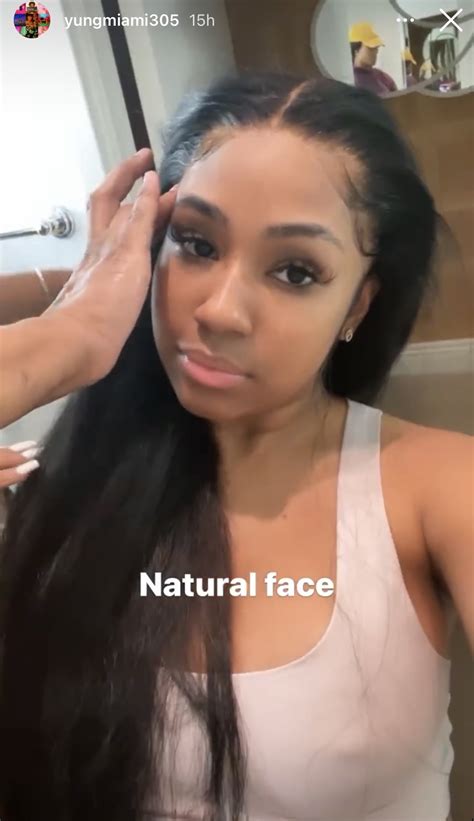 Yung Miami Shows Off Her Natural Face And Shes Beautiful Without