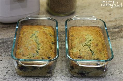 Pour in zucchini mix and flatten with a spoon. Healthy Recipe Makeover: Blueberry Zucchini Bread ...
