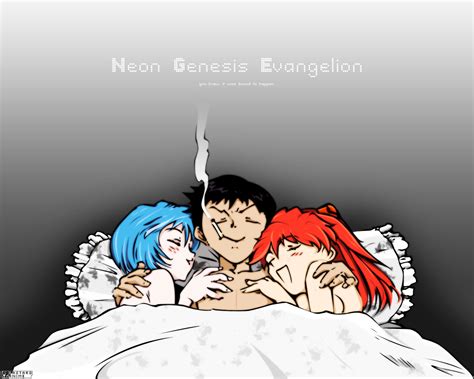 Souryuu Asuka Langley Ayanami Rei And Ikari Shinji Neon Genesis