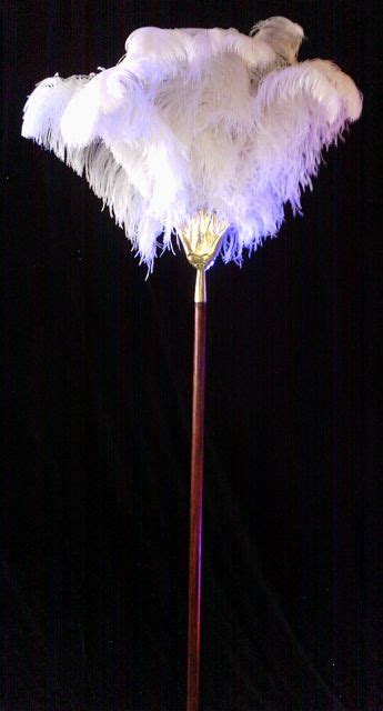 Feather Fan White Ostrich Feathers 2 Available Egyptian Themed