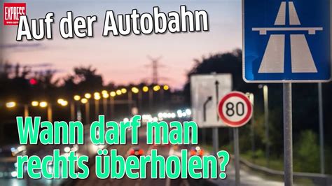 Das rechtsfahrgebot gilt nicht nur in deutschland, sondern im gesamten europäischen festland. Wann darf man auf der Autobahn rechts überholen? - YouTube