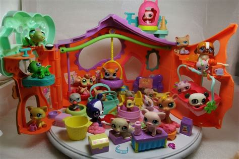 Littlest Pet Shop Lps Building Orange Club House Tree House W 50