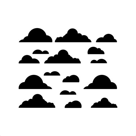 Cloud Silhouette Vector Art Icons And Graphics For Free Download