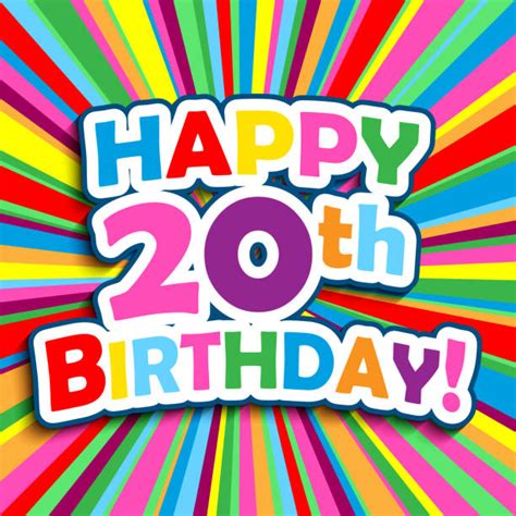 20th Birthday Illustrations Royalty Free Vector Graphics And Clip Art