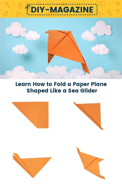 Learn How To Fold A Sea Glider Paper Airplane Instructions With