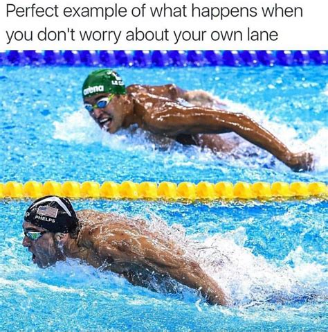 Stay In Your Lane Swimming Quotes Swimming Motivation Swimming Memes