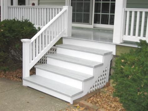Concrete stairs precast steps custom outdoor porch stair walkways deck patio wide modular platform side outdoors entrance. Creative Prefab Outdoor Stairs Photo 846 | Stair Designs