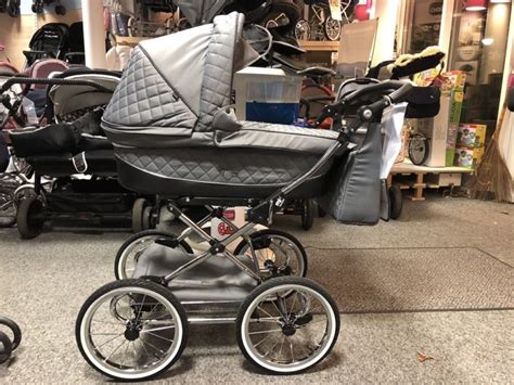 Nur das beste für dein baby! wunderschönes Denim Grey Design mit Chrome Gestell ...