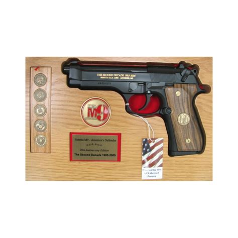 Beretta M9 9mm Caliber Pistol America S Defender 20th Anniversary
