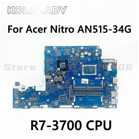 Fh50q La J621p For Acer Nitro An515 34 An515 34g Laptop Motherboard