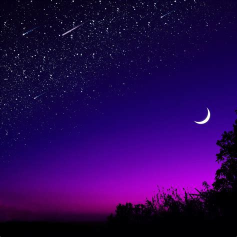 Purple Moon Wallpaper