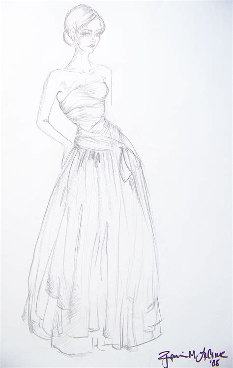 Desene in creion cu fete in rochii. Schita rochie de mireasa (With images) | Disney princess ...