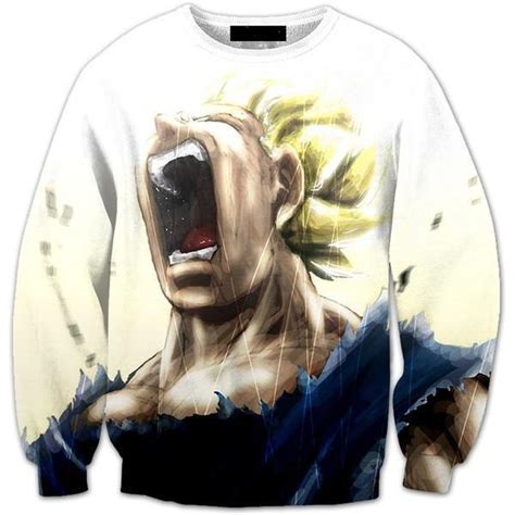 Vegeta Gets Mad Sweatshirt Dbz Shop