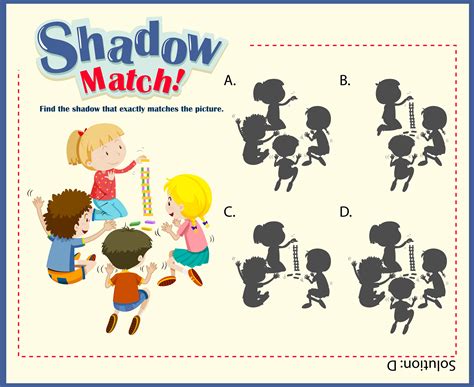 Shadow Matching Game Printable