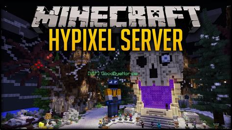 Minecraft Mini Games On The Hypixel Server Youtube
