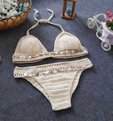 New Shell Swimsuit Sexy Crochet Bikini Beach Lady Bikini Bodywear