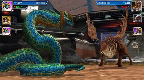 New Hybrid Snake Dilophoboa Max Level 40 Vs Megaloceros Cenozoic