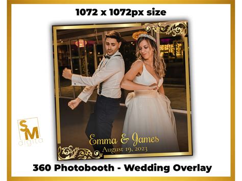 360 Photo Booth Overlay For Wedding Wedding 360 Photobooth Template