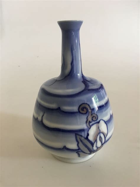 bing and grøndahl art nouveau unika vase af marie smith no p1 289