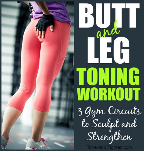 Best Butt Leg Circuit Workout At Gym Tone And Tighten