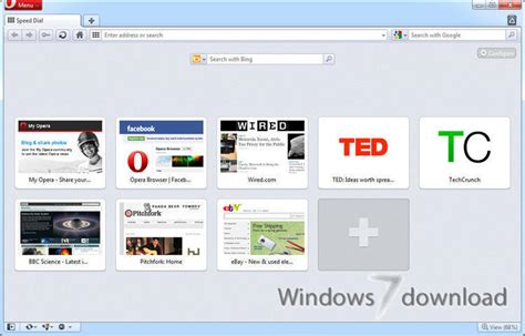 Opera is a safe browser that is both fast and rich in features. Opera for Windows 7 - Smartest full-featured web browser ...