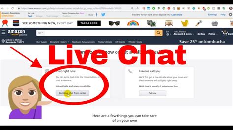How To Contact Amazon Through Chat Live Chat Amazon Com Youtube