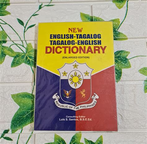 New English Tagalog Tagalog English Dictionary By Santos Lazada Ph
