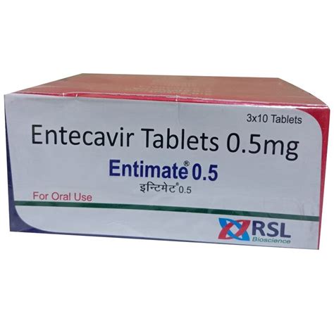 Cronivir Entecavir 05 Mg Tablets At Rs 350stripe Entecavir Tablet