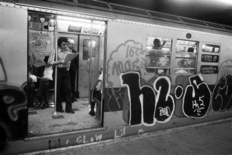 1970s America Graffiti On A Subway Car On The Lexington Avenue Line